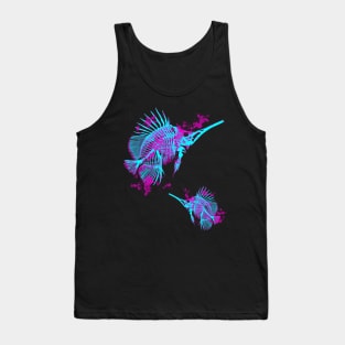 Magenta Creatures Tank Top